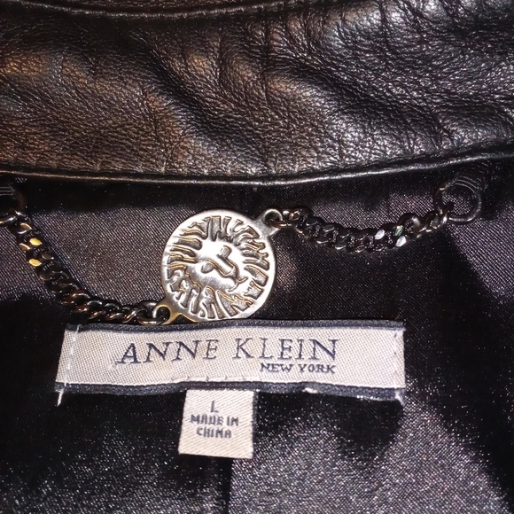 Anne Klein Genuine Leather Sz L - Picture 6 of 8